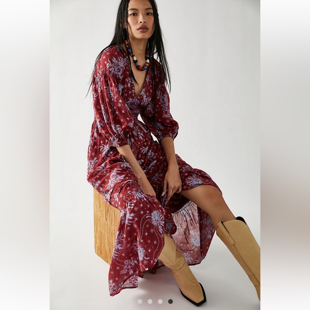 Free people golden hour maxi dress